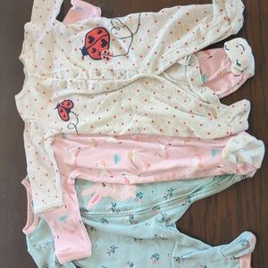 Baby Girls pajamas Bundle Size 3 months